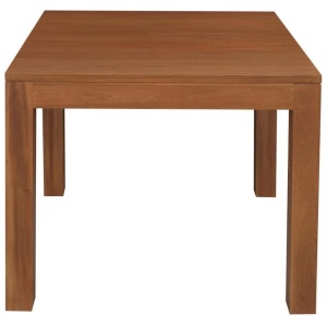 Amsterdam Solid Mahogany Timber Dining Table 90 x 90 cm (Light Pecan)