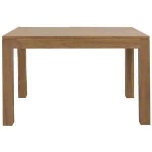 Amsterdam Solid Mindi Timber Dining Table 120 x 70 cm (Natural)