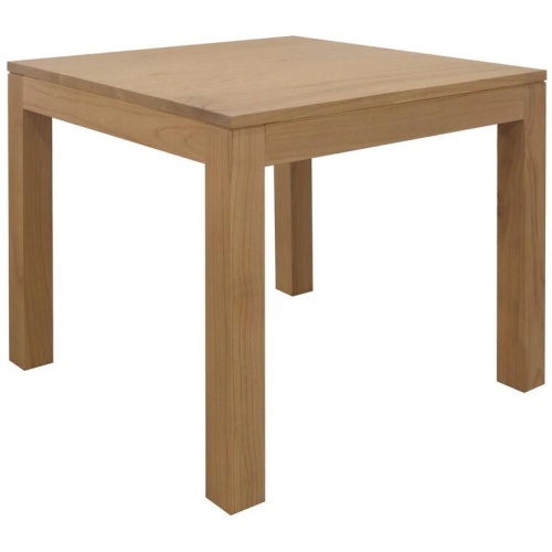 Amsterdam Solid Mindi Timber Dining Table 90 x 90 cm (Natural)