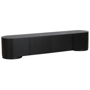 Anja 2.2m TV Entertainment Unit - Full Black by Interior Secrets - AfterPay Available