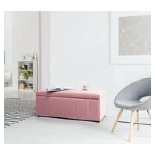 Bekah Ottoman Pink