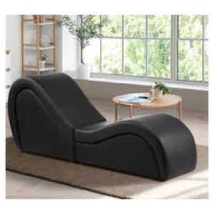 Bettina 2 Seater Love Sofa Black