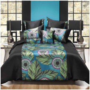 Bianca Kebo Black Quilt Cover Set Queen