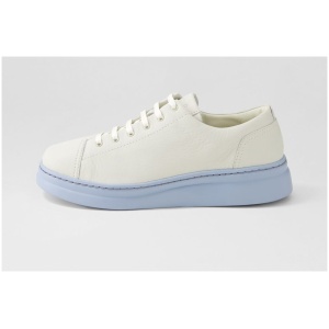 Camper K200508 Runner Up Cm White Blue Leather White Blue Sneakers Womens Shoes Casual Casual Sneakers
