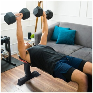 Commercial Flat Weight Lifting Bench