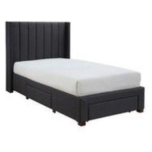 Divina King Single Storage Bed Grey