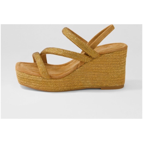 Django & Juliette Cookie Dj Tan Mix Multi Tan Mix Sandals Womens Shoes Casual Heeled Sandals