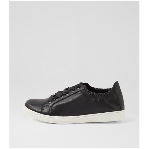 Django & Juliette Durst Dj Black White Sole Leather Black White Sole Sneakers Womens Shoes Casual Casual Sneakers