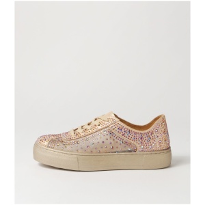 Django & Juliette Flip Dj Old Gold Old Gold Sole Shimmer Leather Mesh Old Gold Old Gold Sole Sneakers Womens Shoes Casual Casual Sneakers