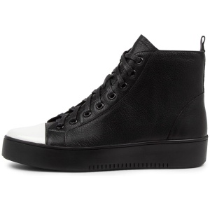 Django & Juliette Lacier Dj White Black Patent Leather White Black Boots Womens Shoes Casual Ankle Boots
