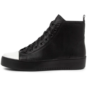 Django & Juliette Lacier Dj White Black Patent Leather White Black Boots Womens Shoes Casual Ankle Boots