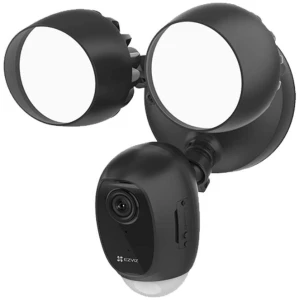EZVIZ LC1C Security Camera and Floodlight Wireless Outdoor 1080p w Alarm CS-LC1C - Black