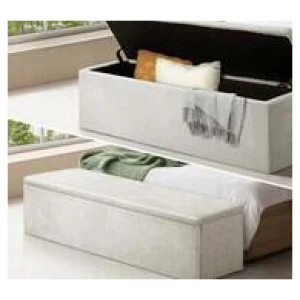 Edie Storage Ottoman Neutral