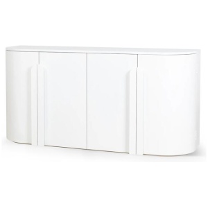 Ex Display - Jarrett 1.6m Sideboard - Full White by Interior Secrets - AfterPay Available