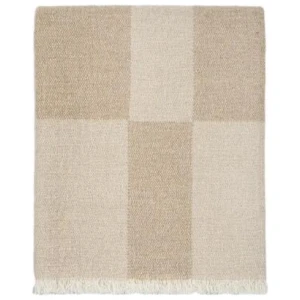 Ex Display - Winton Stonewashed Cotton 130cm x 170cm Throw - Neutral by Interior Secrets - AfterPay Available