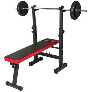 Folding Flat Weight Lifting Bench Body Workout Exercise Machine Home Fitness