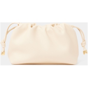 Forever New Women's Blossom Ruched Clutch Bag in Ivory