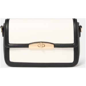 Forever New Women's Charlene Crossbody Bag in Black/Ivory