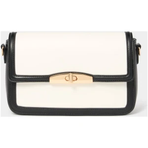 Forever New Women's Charlene Crossbody Bag in Black/Ivory
