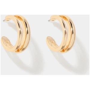 Forever New Women's Devon Double Hoop Earrings in Gold Plated