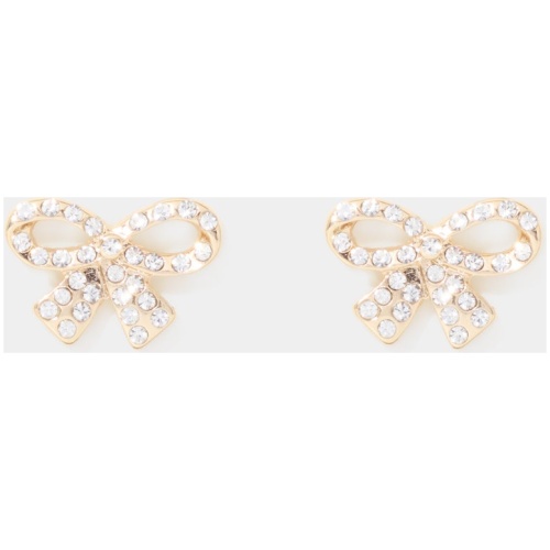 Forever New Women's Gabi Diamanté Bow Stud Earrings in Crystal