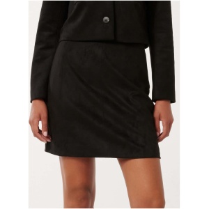 Forever New Women's Joslyn Vegan Suede Mini Skirt in Black