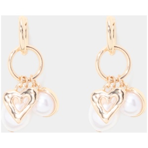 Forever New Women's Luca Charm Earrings in Gold