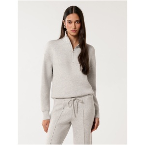 Forever New Women's Lya Lounge Jumper in Light Grey Marle