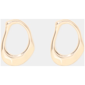 Forever New Women's Odessa Organic Loop Earrings in Gold