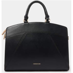 Forever New Women's Patricia Panel Laptop Tote Bag in Black