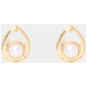 Forever New Women's Sanchia Small Pearl Teardrop Earrings in Pearl/Gold