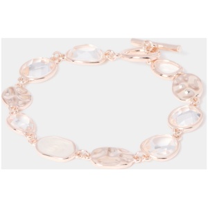 Forever New Women's Silvia Stone Drop Bracelet in Rose Gold/Crystal