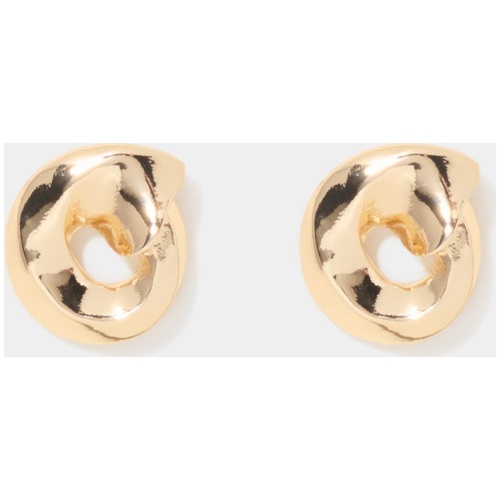 Forever New Women's Spencer Swirl Loop Stud Earrings in Gold