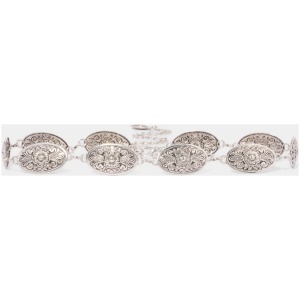 Forever New Women's Tahnee Disc Belt in Silver