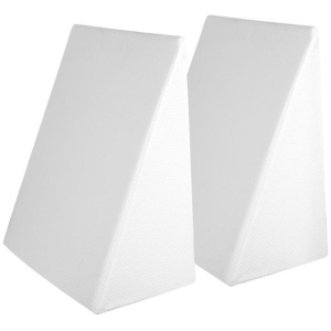 Giselle Bedding Wedge Pillow White Twin Pack