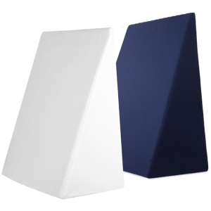 Giselle Bedding Wedge Pillow White & Blue