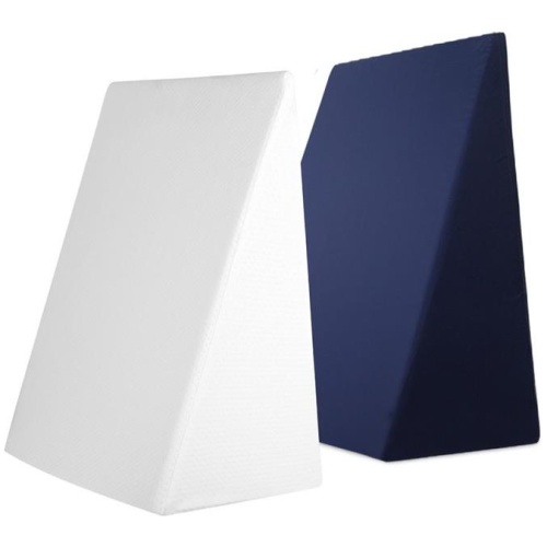 Giselle Bedding Wedge Pillow White & Blue