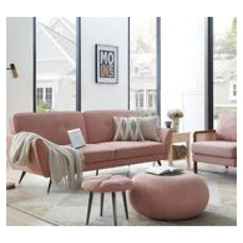 Halsey Ottoman Pink