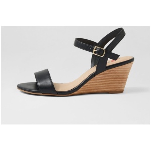 I Love Billy Gundy Il Black Smooth Black Sandals Womens Shoes Casual Heeled Sandals