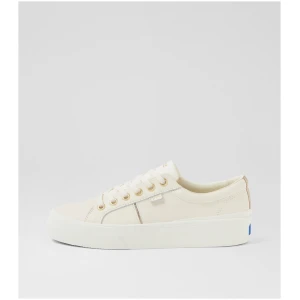Keds Jump Kick Duo Leather Ke Cream Gold Canvas Cream Gold Sneakers Womens Shoes Casual Casual Sneakers