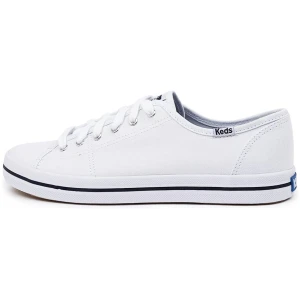 Keds Kickstart Canvas Ke White Canvas White Sneakers Womens Shoes Casual Casual Sneakers