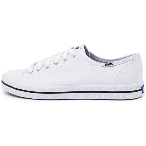 Keds Kickstart Canvas Ke White Canvas White Sneakers Womens Shoes Casual Casual Sneakers