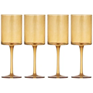 Ladelle Flynn Set of 4 Wine Glasses