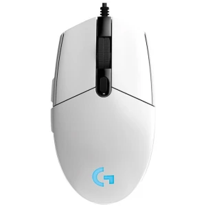 Logitech G203 Lightsync RGB Wired Gaming Mouse 910-005791 - White