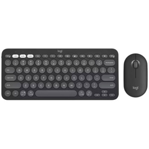 Logitech K380S Pebble 2 Combo Wireless Keyboard & Mouse - Graphite