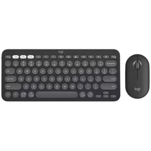 Logitech K380S Pebble 2 Combo Wireless Keyboard & Mouse - Graphite