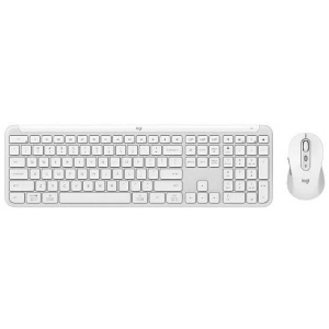 Logitech Slim Wireless Keyboard and Mouse MK950 - White