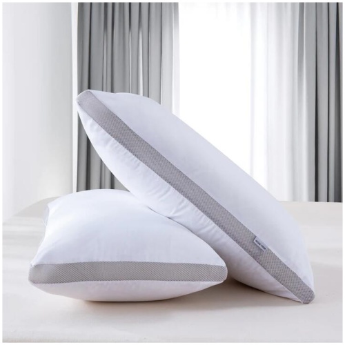 Luxurious Bamboo Cooling Twin Pack Plush Down-Like Pillows