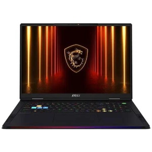 MSI Raider 18HX AI A2XWIG 18" UHD+ MiniLED 120Hz Laptop, Ultra 9 200HX, 96GB RAM, 4TB (2TB+2TB) SSD, RTX 5080, Windows 11 Pro