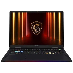 MSI Raider A18 HX A9WIG 18" 4K Mini LED 120Hz Laptop, Ryzen 9 9955HX3D, 96GB RAM, 10TB (2TB+8TB) SSD, RTX 5080, Windows 11 Pro